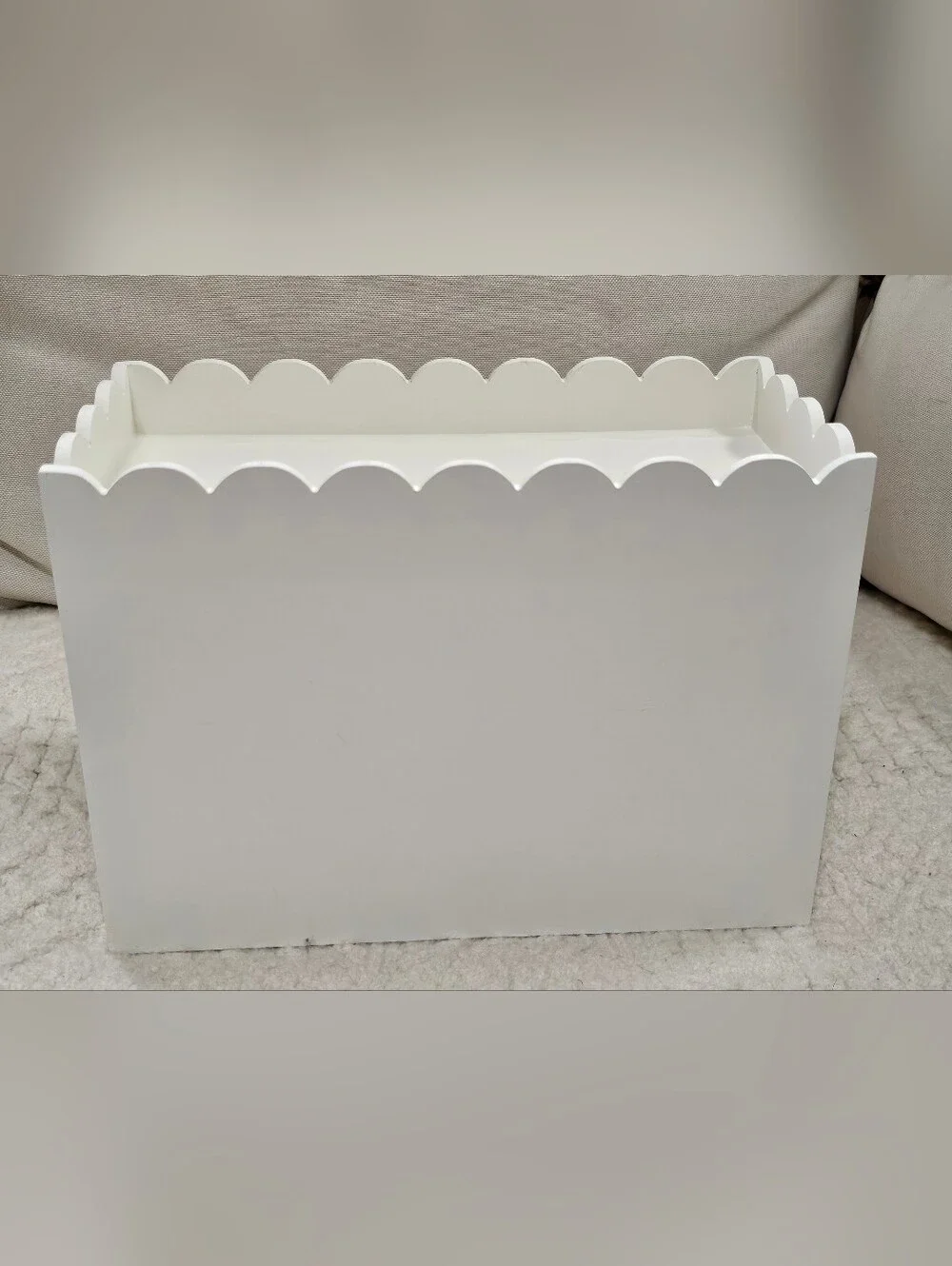 Becki Owens Essentials Wooden  Box with Gold Bow Pulls Drawer Organizer  Viral